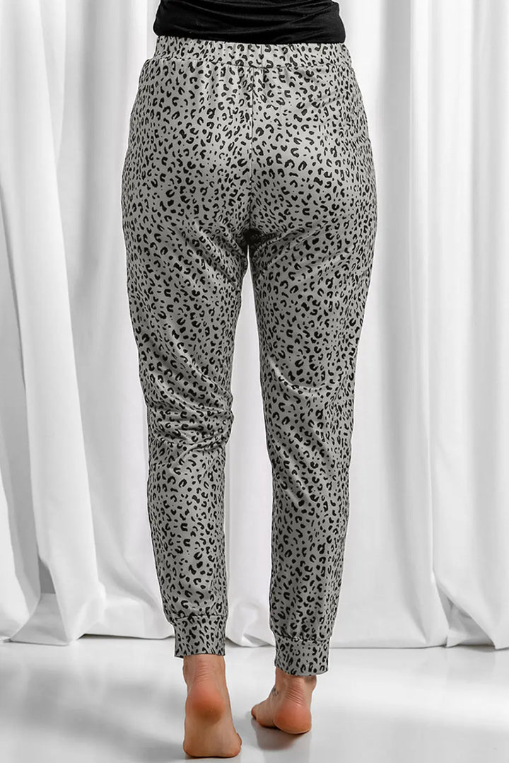 Pantalon de jogging léopard noir Breezy Perfectelena